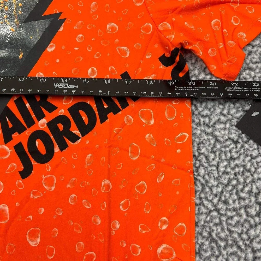Gatorade‎ x Air Jordan Shirt Men Large Orange Jumpman Short Sleeve Crew Neck New